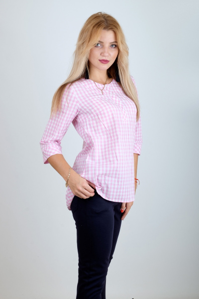 Блуза Mita ЖМ869 розовый - фото 1