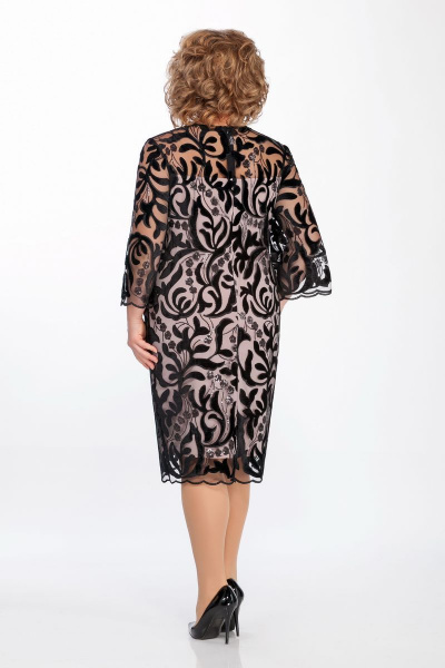 Платье LaKona 969 черный-бархат - фото 2