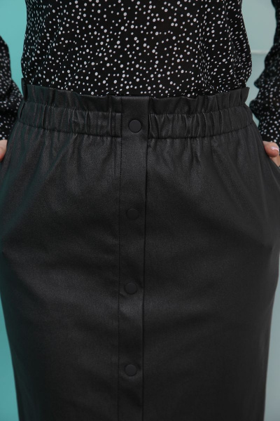 Блуза, юбка Karina deLux B-246 черный - фото 3