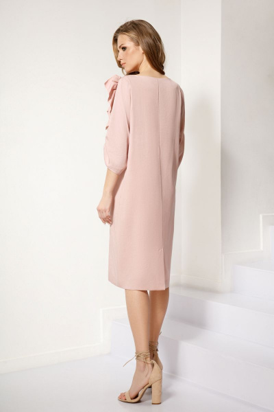 Платье Lokka 546 розовый-клевер - фото 5