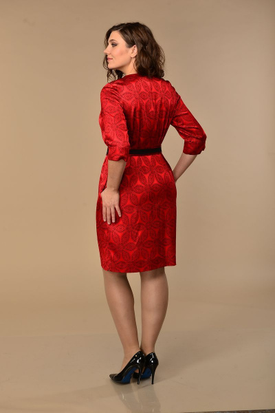 Платье Lady Style Classic 2045 красный - фото 2