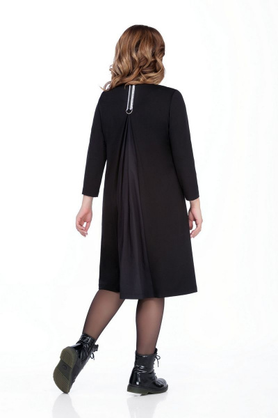 Платье TEZA 295 черный-серый - фото 4