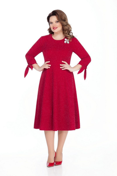 Платье TEZA 303 красный - фото 1