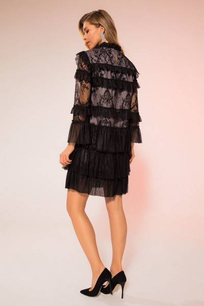 Платье LaVeLa L10059 черный - фото 2