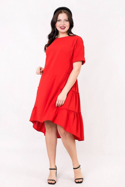 Платье Daloria 1590 красный - фото 1