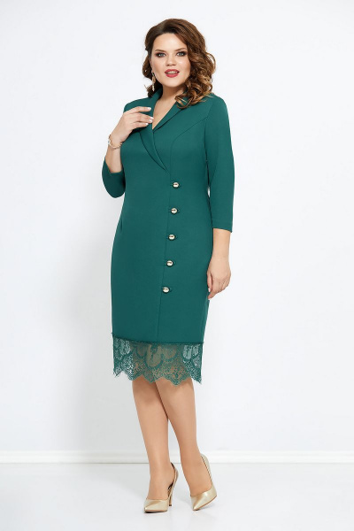 Платье Mira Fashion 4751 зеленый - фото 1