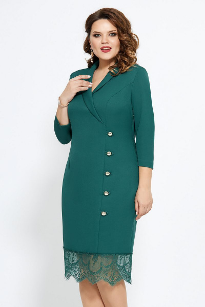 Платье Mira Fashion 4751 зеленый - фото 2