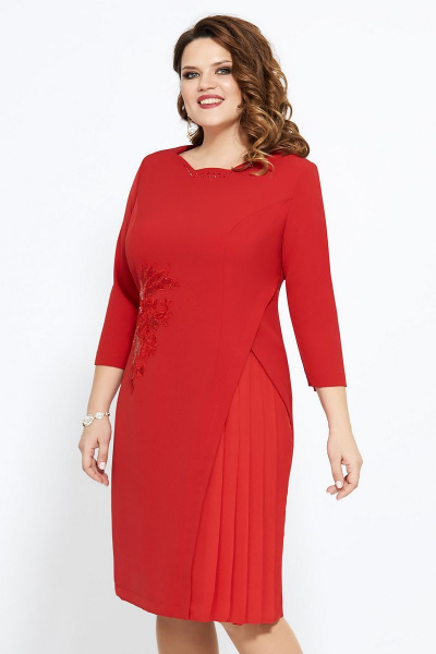 Платье Mira Fashion 4582-2 красный - фото 2