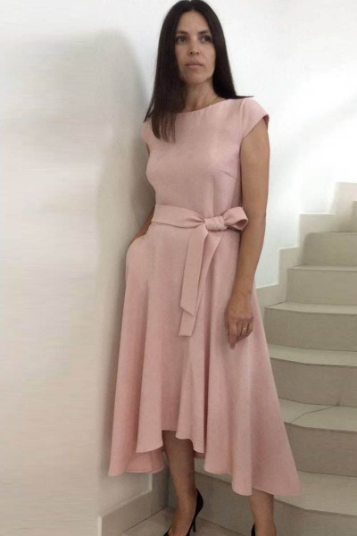 Платье Achosa 1159 розовый - фото 1