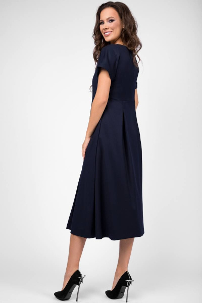 Платье Teffi Style L-1463 синий - фото 2