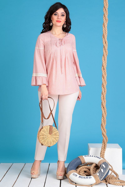 Блуза Мода Юрс 2345 розовый - фото 6
