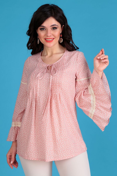 Блуза Мода Юрс 2345 розовый - фото 7