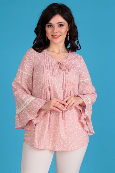 Блуза Мода Юрс 2345 розовый - фото 5
