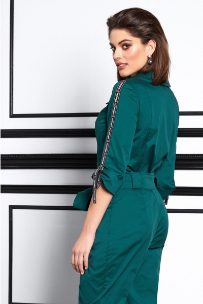 Блуза, брюки Lissana 3918 изумрудно-зеленый - фото 8