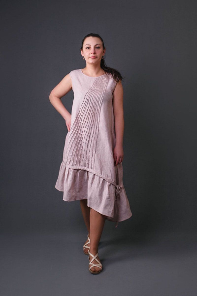 Платье Bright Style 659 розовый - фото 1