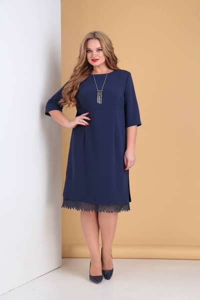 Платье Moda Versal П2152 т.синий - фото 1