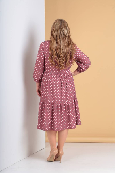 Платье Moda Versal П2132 грязно_розовый - фото 2