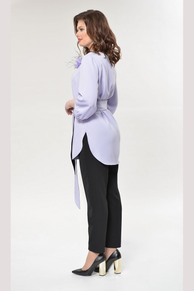 Блуза, брюки Faufilure outlet С761 св.сирень-черный - фото 3