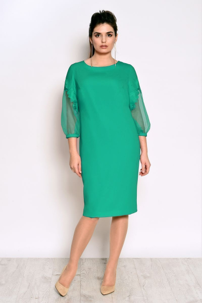 Платье Faufilure outlet С833 зеленый - фото 1