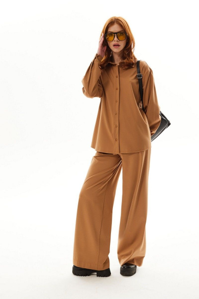 Блуза, брюки Golden Valley 6564 коричневый - фото 1