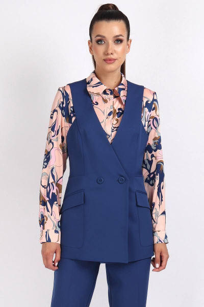 Блуза, брюки, жилет Mia-Moda 1470-1 - фото 4