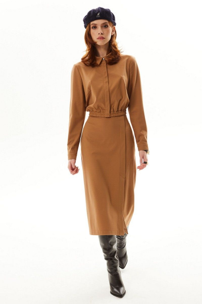 Жакет, юбка Golden Valley 6550 коричневый - фото 1