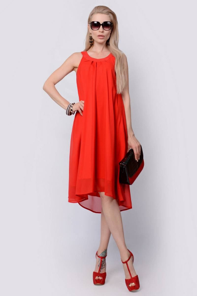 Платье Patriciа C14237 красный - фото 1