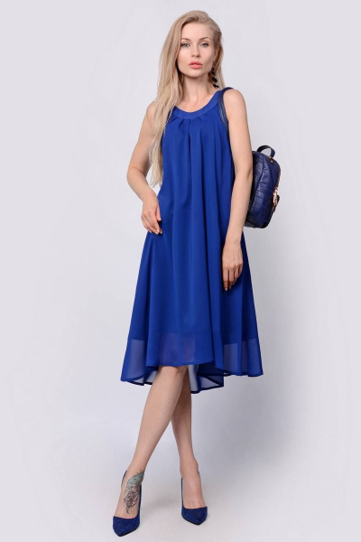 Платье Patriciа C14237 синий - фото 1