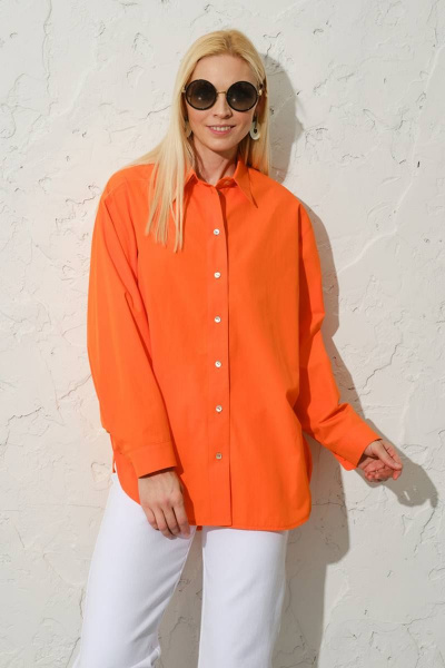 Рубашка Achosa 1422 оранжевый - фото 1