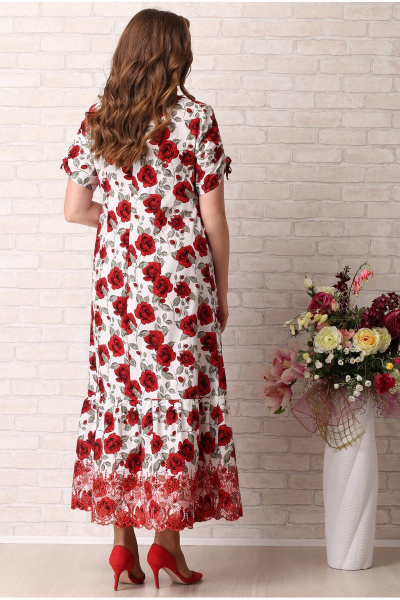 Платье Aira Style 739 розы - фото 2
