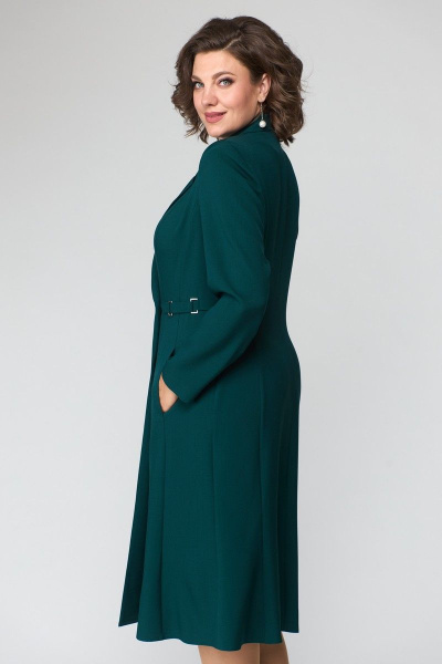Платье ANASTASIA MAK 1121 зелёный - фото 5