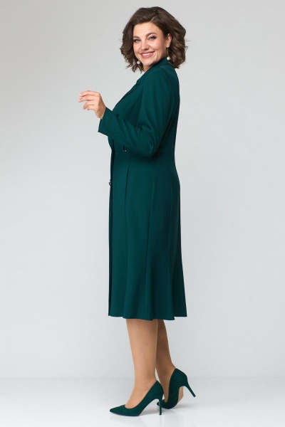 Платье ANASTASIA MAK 1121 зелёный - фото 4