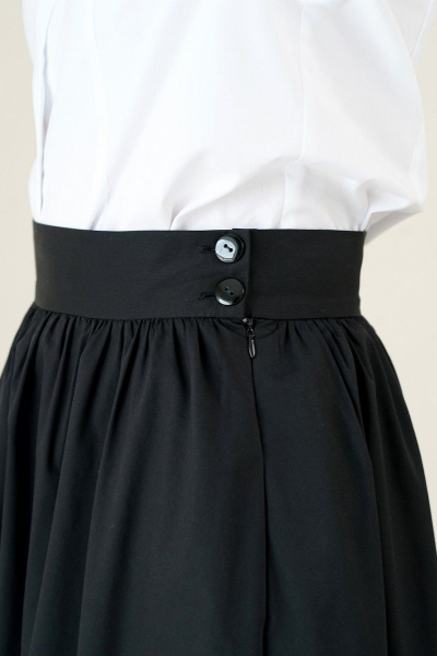 Блуза, юбка Alani Collection 1951 белый,черный - фото 7