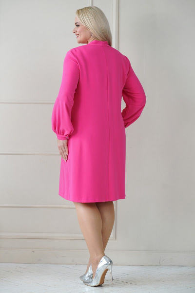 Платье Alani Collection 1976 розовый - фото 6