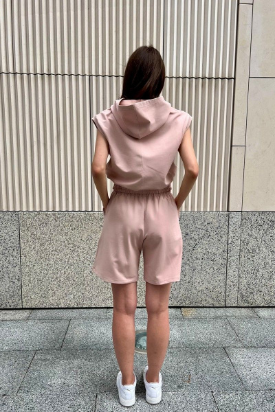 Джемпер, шорты i3i Fashion 406/1 розовые - фото 2