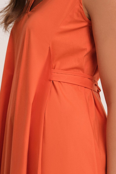 Платье Панда 130980w оранжевый - фото 4