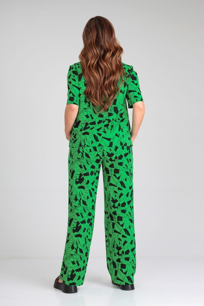 Блуза, брюки Liona Style 873 зеленый - фото 3
