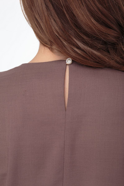 Блуза Anelli 674 коричневый - фото 8