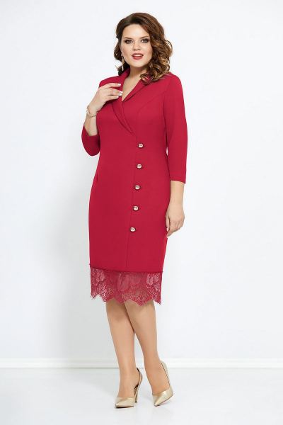 Платье Mira Fashion 4751-2 красный - фото 1