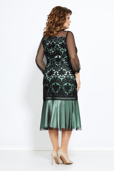 Платье Mira Fashion 4767-2 зеленый - фото 3