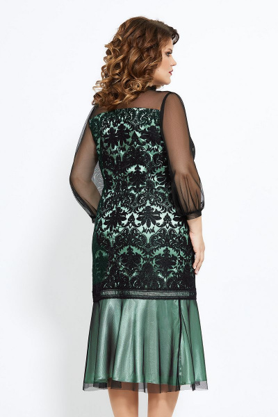 Платье Mira Fashion 4767-2 зеленый - фото 4