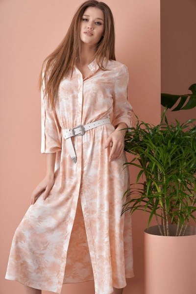 Платье CORSA 50100 розовый - фото 2