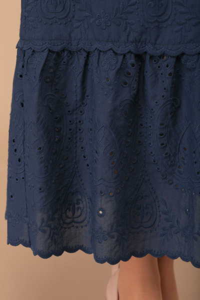 Платье Линия Л Б-1786 синий - фото 2