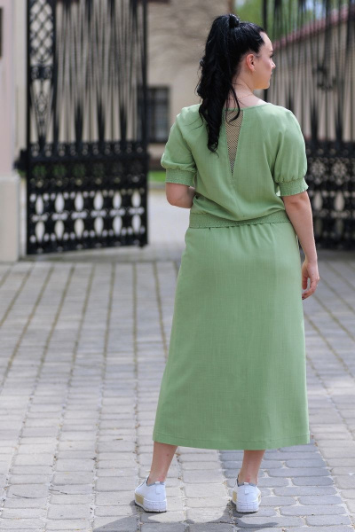 Блуза, юбка MadameRita 5184 салатовый - фото 8