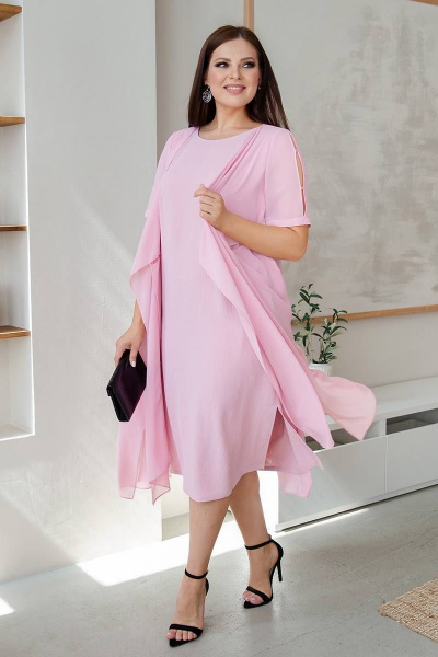 Платье ASV 2626 розовый - фото 1