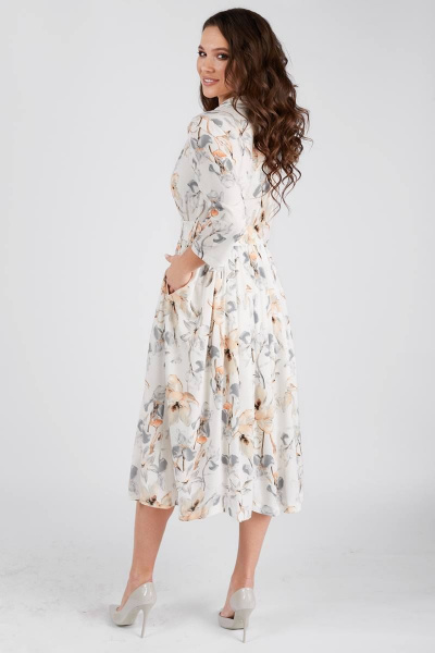 Платье Teffi Style L-1425/1 охра - фото 2