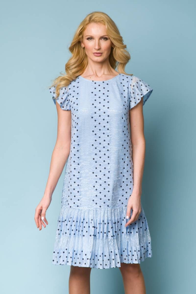 Платье ASV 2214 голубой - фото 3