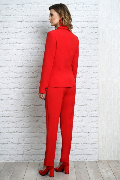 Блуза, брюки, жакет Alani Collection 1102 красный - фото 4