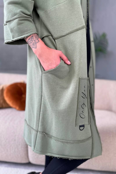 Кардиган Rumoda 2019 хаки - фото 7