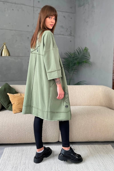 Кардиган Rumoda 2019 хаки - фото 6